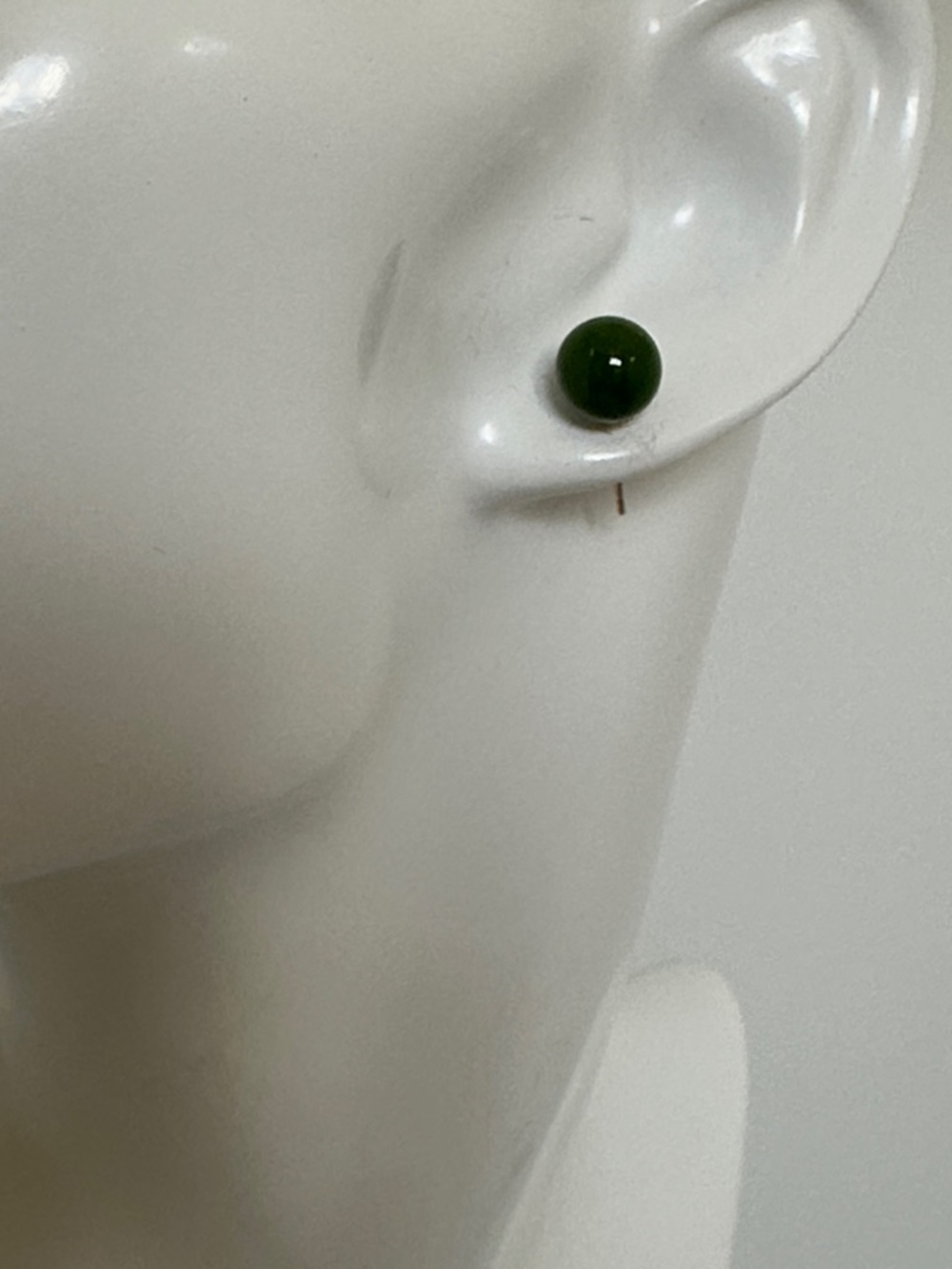 14k real gold Jade earrings